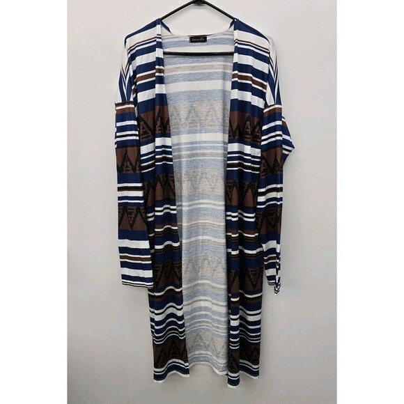 AMARYLLIS Beauty Geometric Multi Colored Kimono/ Cover Size Large (A60) - Picture 1 of 4